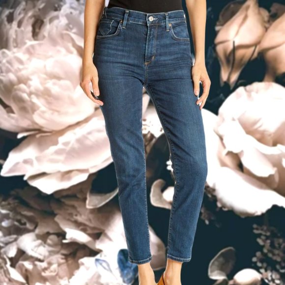 Agolde Denim - Agolde X Armour Vert Sophie Crop High Rise Jeans